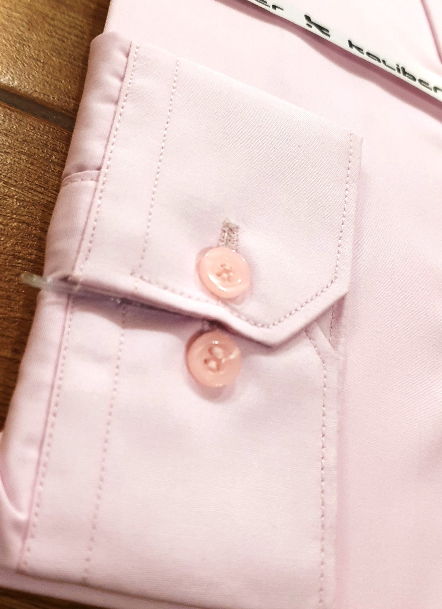 Powder Pink, French Cut Collar, Men's Formal Shirt